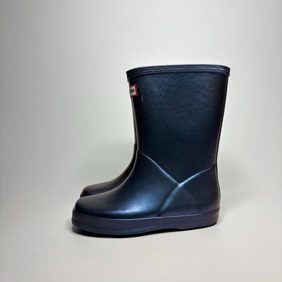 Hunter Kids Original First Classic Nebula Rain Boot in Stornoway Blue - Picture 5 of 8
